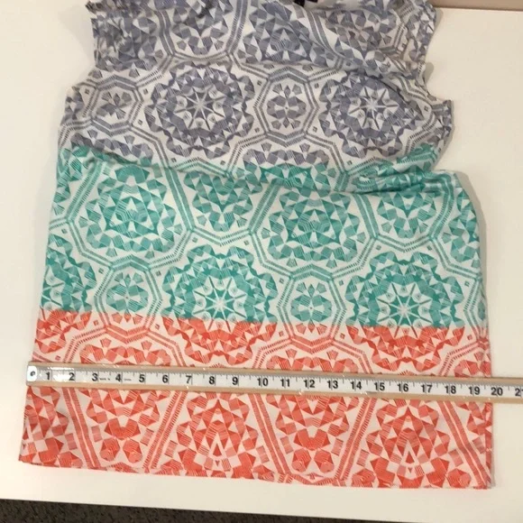 The Limited Color Block Split Cap Sleeve Zip Up Dress Small - Picture 10 of 12